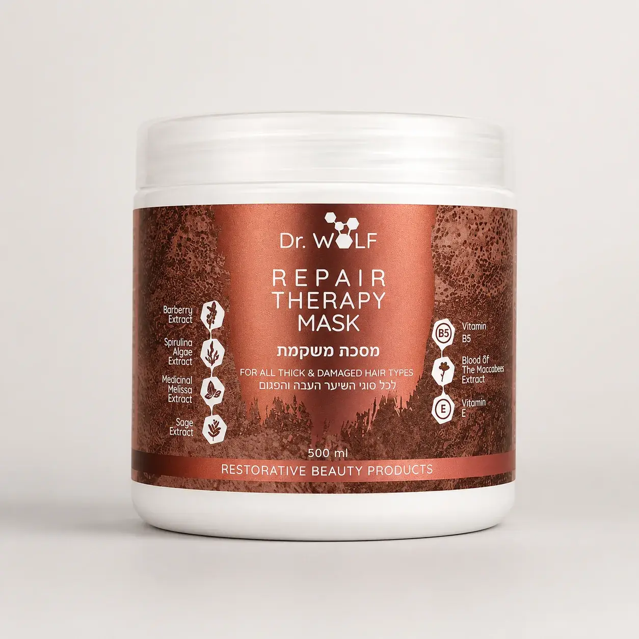 Dr. Wolf Repair therapy mask for all thick & damaged hair types